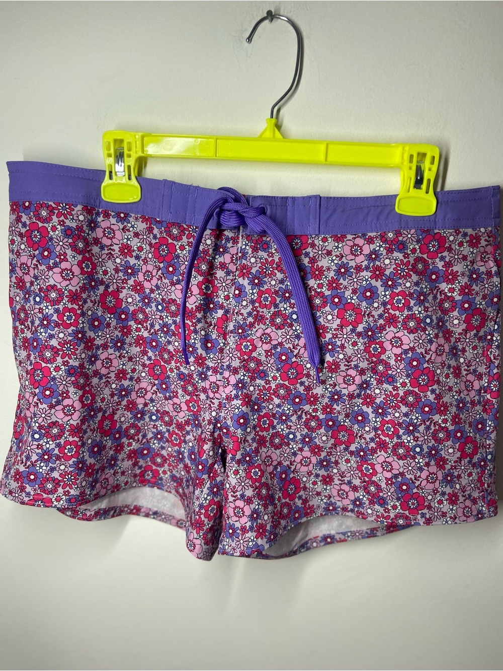 Floral Purple Pink Swim Shorts